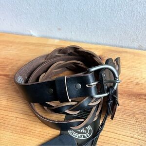 Filson Women’s Braided Workshop Belt | Horween Leather | made in USA